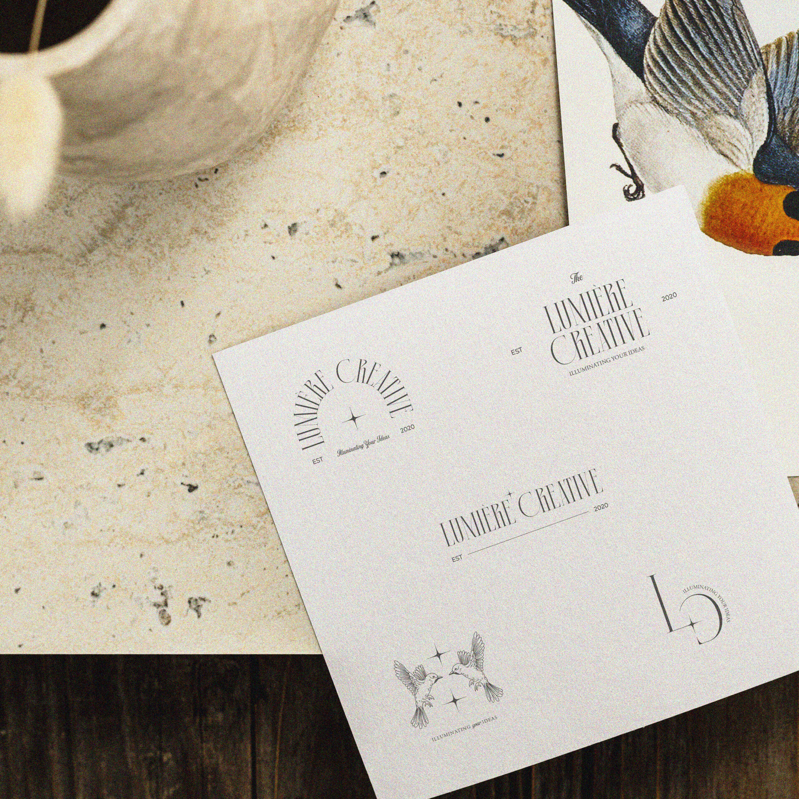 Aesthetic blank invitation card, home decor